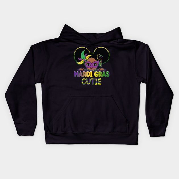 Mardi Gras cutie tee Happy Mardi Gras Little Miss Mardi Gras top kids Mardi Gras Kids Hoodie by Audell Richardson